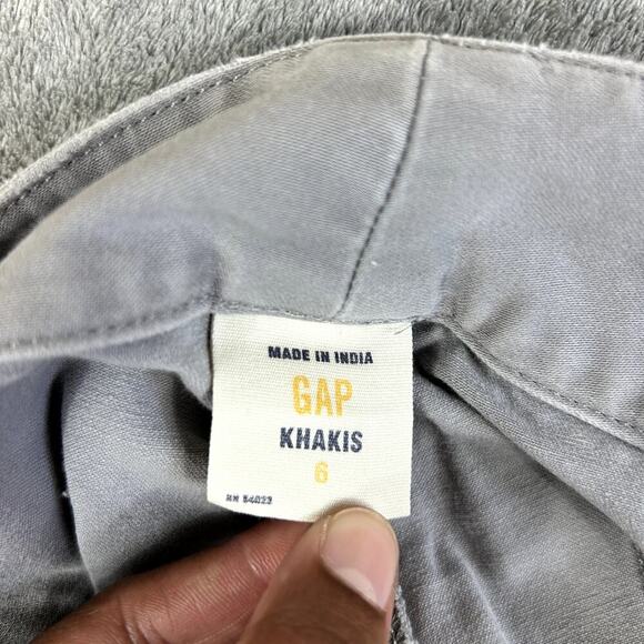 GAP Women's Khaki Straight Leg Pants Size 6 Utility Y2K Minimalist Casual - Picture 11 of 13